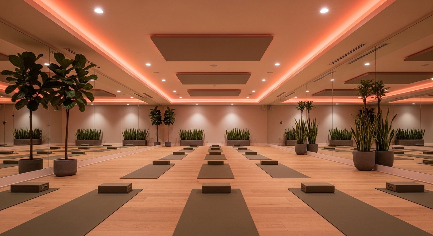 Steam Bath and Recovery Facility for Gym Members